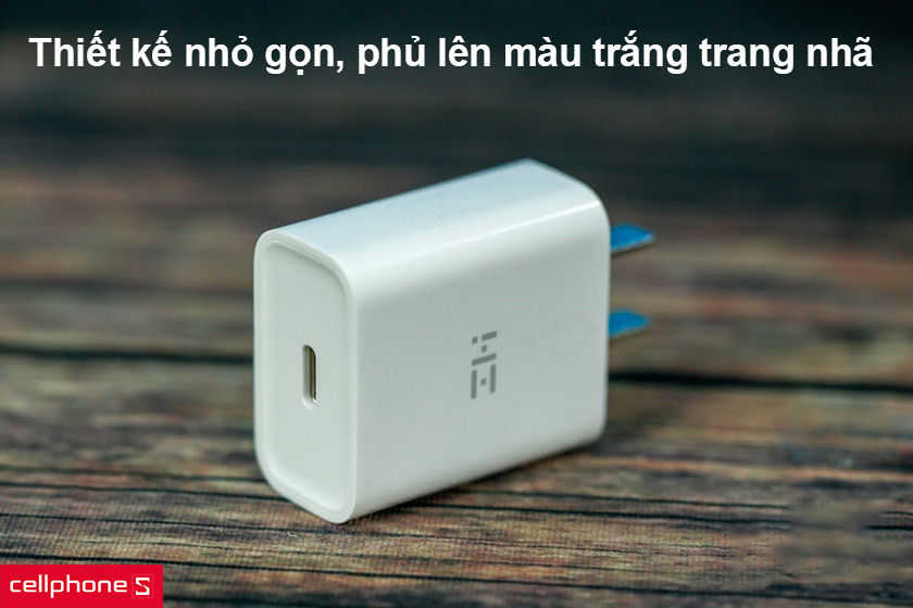 Thiết kế nhỏ gọn, phủ lên màu trắng trang nhã