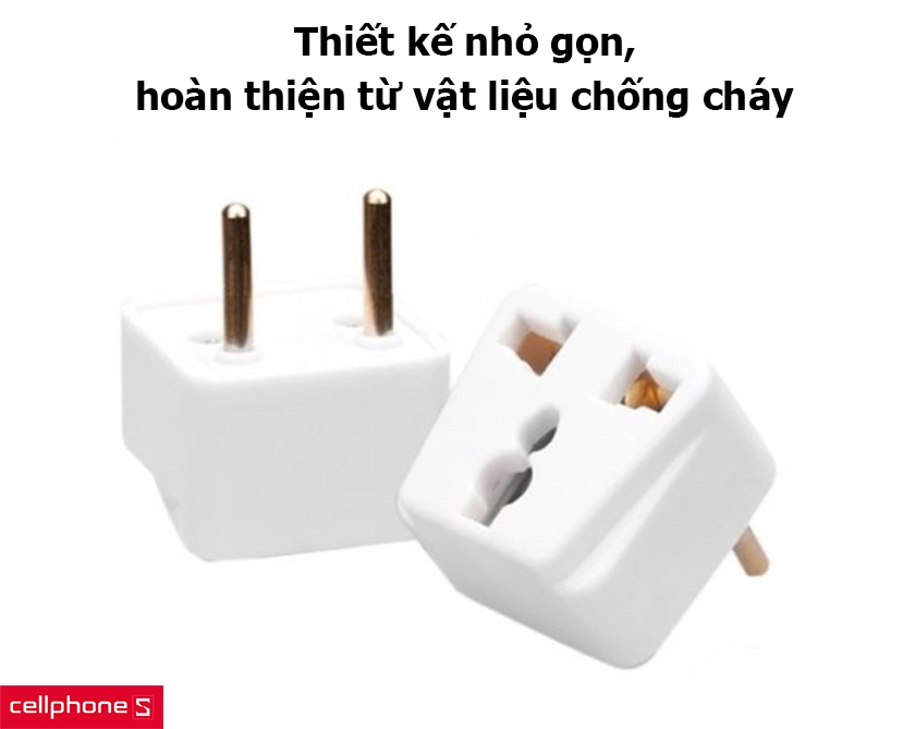 Thiết kế nhỏ gọn, hoàn thiện từ vật liệu chống cháy