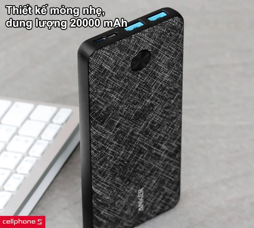 Pin dự phòng Anker Powercore III 20W 20000 PD A1287