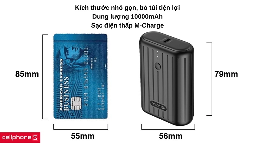 Pin sạc dự phòng Mazer Super MINI V2 22.5W PD 10000mAh