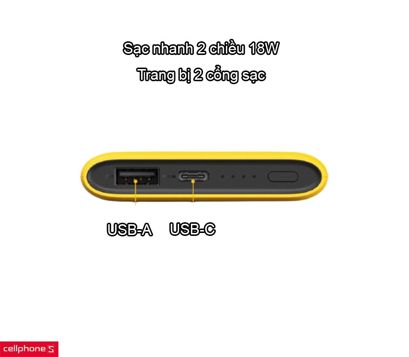 Pin sạc dự phòng Realme 10.000mAh