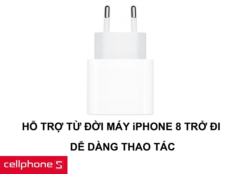 Hỗ trợ nhiều đời máy iPhone, dễ dàng sử dụng