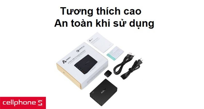 Khả năng tương thích cao cùng chất liệu cao cấp giúp an toàn cho người dùng khi sử dụng