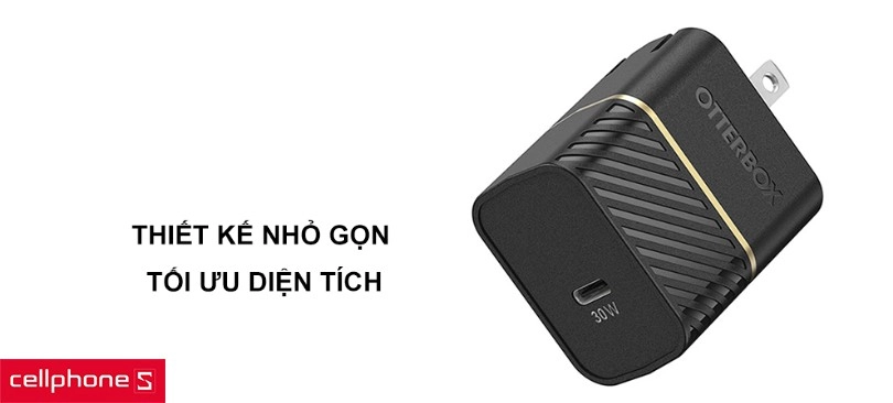 Sạc nhanh OtterBox 30W - Tính di động cao, công suất cực nhanh