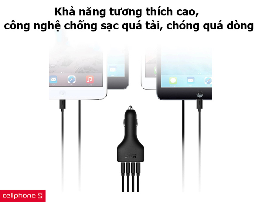 Khả năng tương thích cao, công nghệ chống sạc quá tải