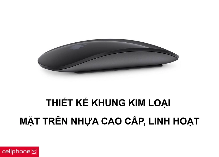 Thiết kế bằng kim lại kết hợp nhựa cao cấp cùng khả năng kết nối không dây