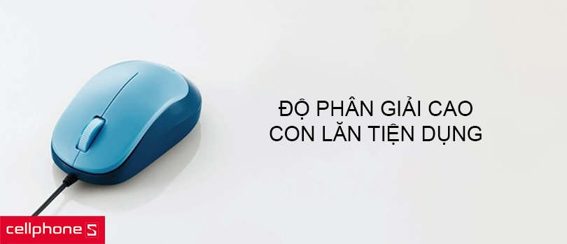 Chuột có dây BlueLED ELECOM M-Y8UBBK