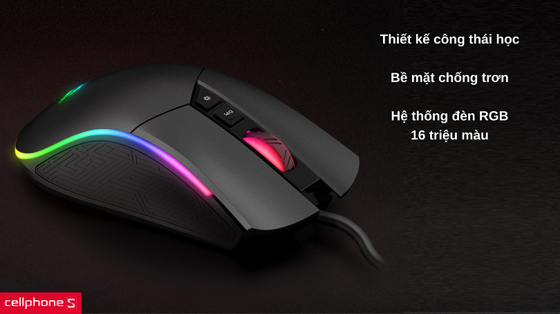 Chuột gaming có dây Havit MS1001S