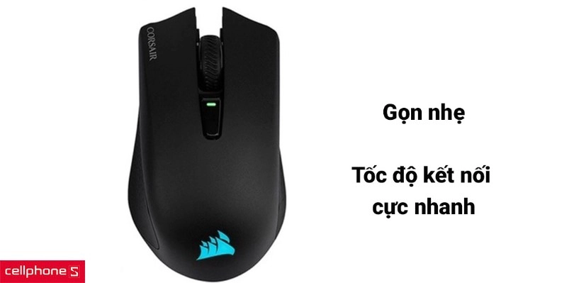 Thiết kế gọn nhẹ, tốc độ kết nối cực nhanh