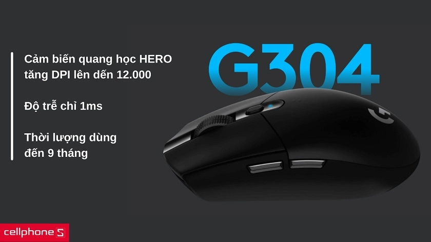 Chuột Gaming không dây Logitech G304 Prodigy