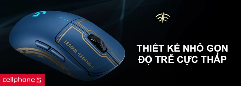 Thiết kế nhỏ gọn, độ trễ cực thấp