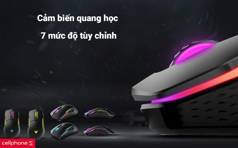Chuột Gaming không dây Rapoo VT200 Wireless