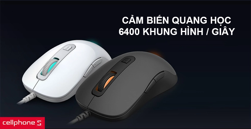 3 mức độ chuột, độ phản hồi cao