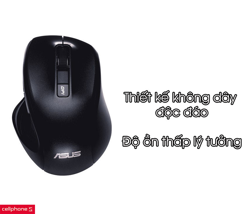 Chuột không dây Asus MW202 Silent
