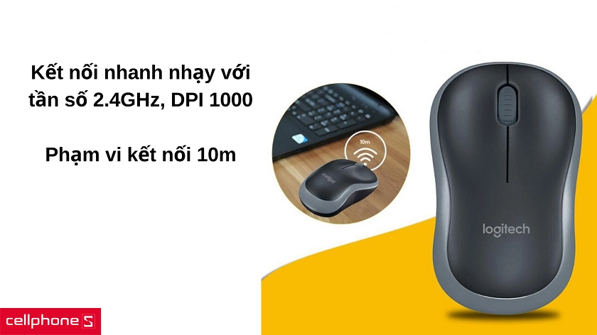 Công nghệ kết nối không dây tiên tiến, không delay đến từ Logitech