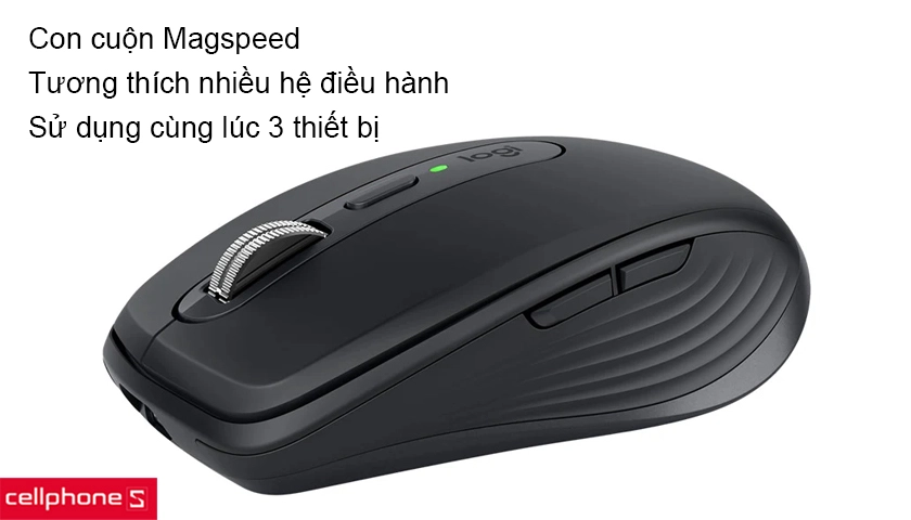 Con cuộn Magspeed ưu việt, tương thích nhiều hệ điều hành