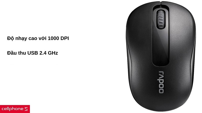 Độ nhạy cao, kết nối nhanh, dễ thay pin