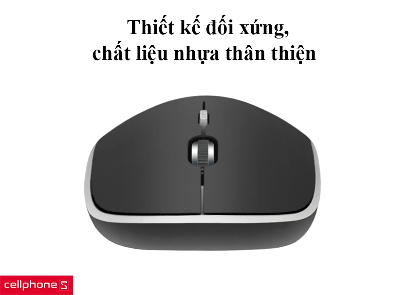 Thiết kế đối xứng, chất liệu nhựa thân thiện