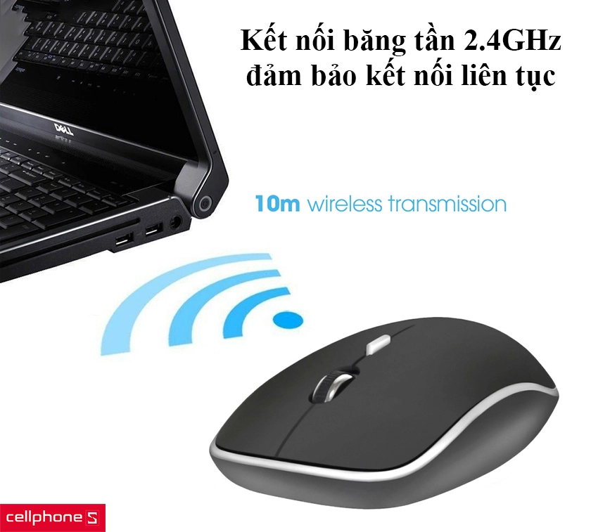 hoạt động với băng tần 2.4GHz