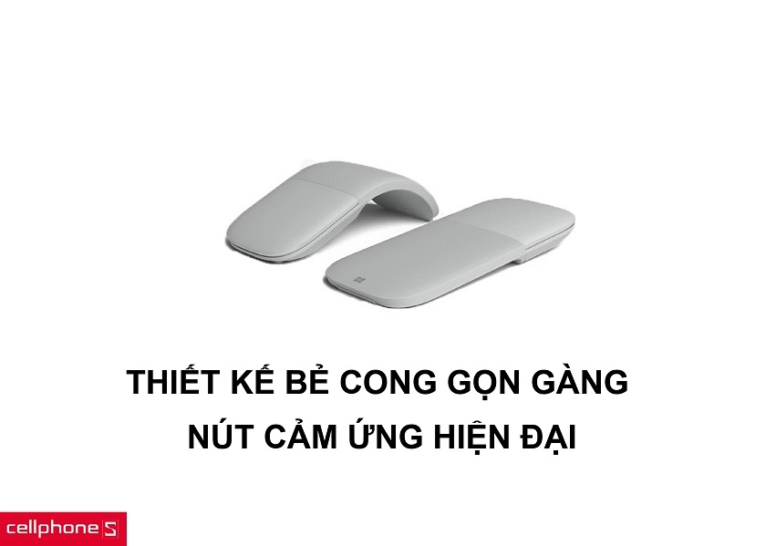 Thiết kế bẻ cong, gọn gàng mang tính đột phá cùng với các nút cảm ứng hiện đại
