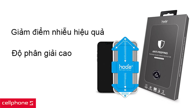 Dán cường lực iPhone 13 Pro Max chống nhìn trộm