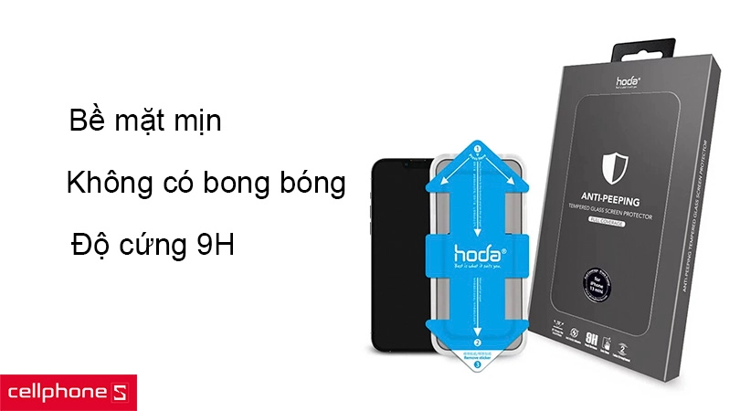 Dán cường lực iPhone 13 Pro Max chống nhìn trộm