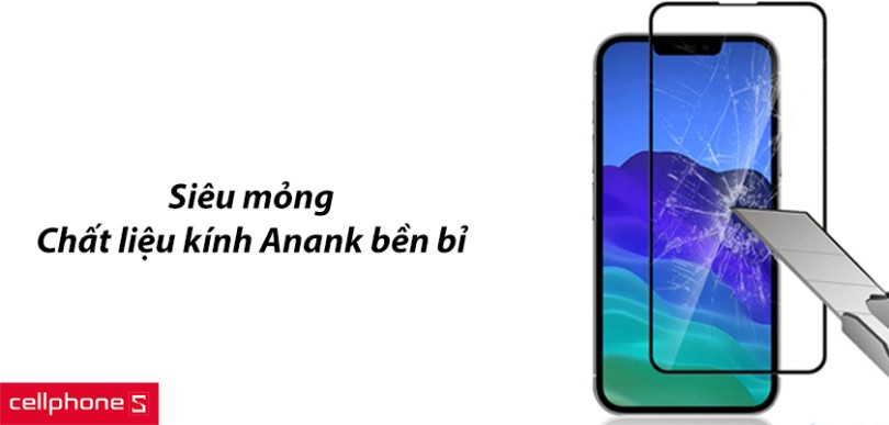 Dán cường lực iPhone 13 mini ANANK