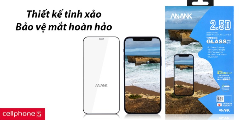 Dán cường lực iPhone 13 mini ANANK