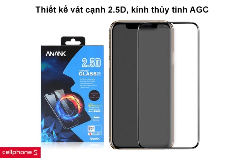 Dán cường lực nhám iPhone 13 Pro Max ANANK