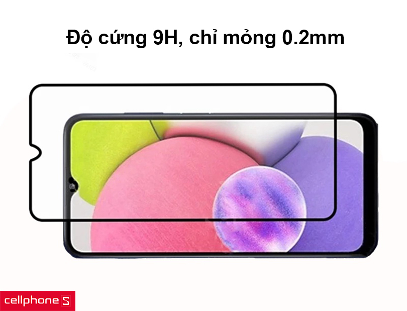 Kính cường lực Samsung Galaxy A03