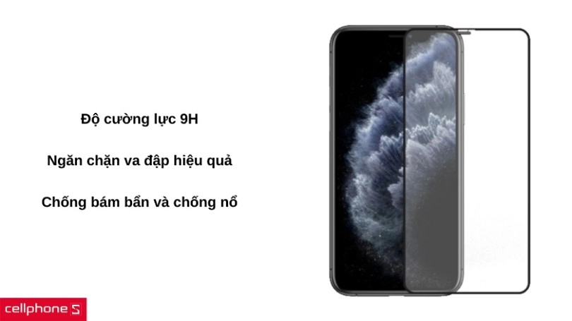 Dán cường lực nhám iPhone 13 Pro Max Mipow Premium Matte