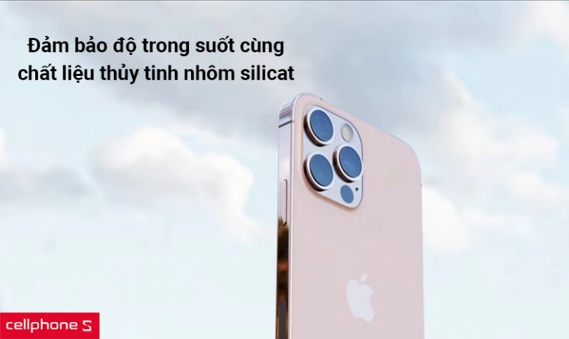 Dán cường lực Camera iPhone 13 Pro Mipow viền màu