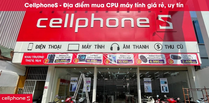 Địa điểm mua CPU máy tính giá rẻ, uy tín
