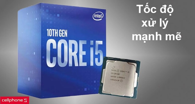 Tính năng mạnh mẽ của thế hệ thứ 10 đi cùng với 6 nhân và 12 luồng