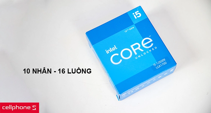 Thiết kế cốt lõi mới, phân luồng hiệu suất tuyệt vời