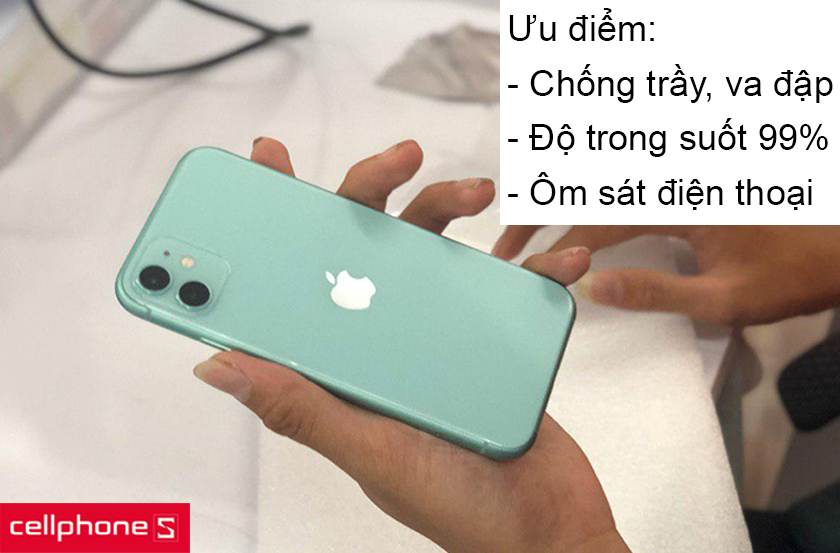 Ưu điểm của việc sử dụng miếng dán PPF cho iPhone 11