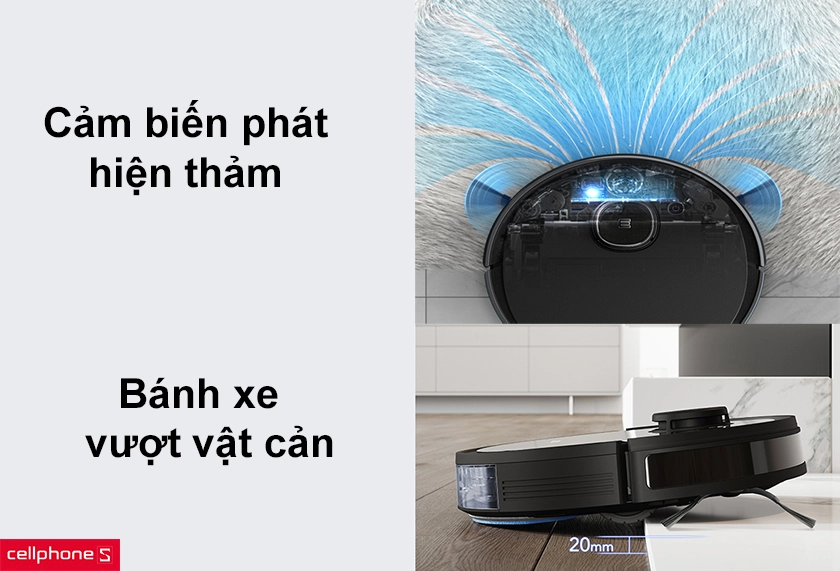 Hỗ trợ cảm biến phát hiện thảm vượt vật cản