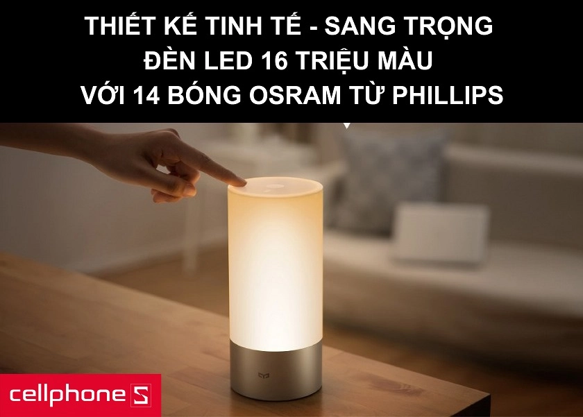 Thiết kế kết hợp 2 tông màu sang trọng cùng đèn LED 16 triệu màu