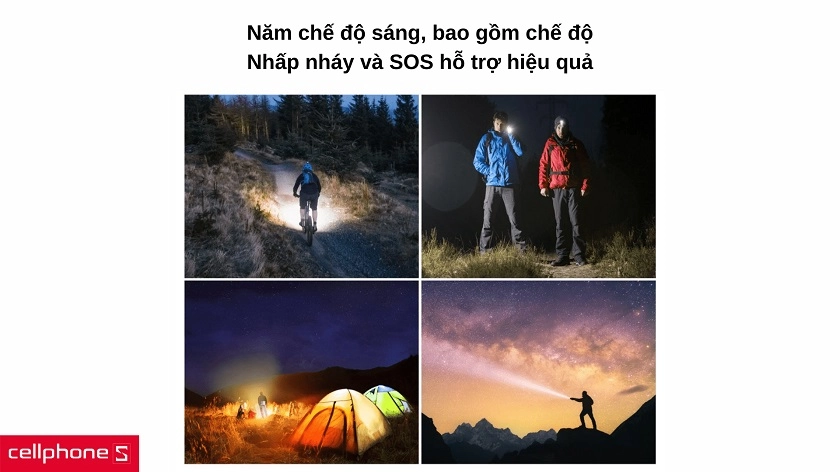 Cung cấp lượng ánh sáng cao với nhiều chế độ khác nhau