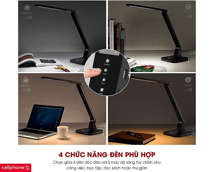 Top 5 đèn Taotronics để bàn, đa năng nên mua