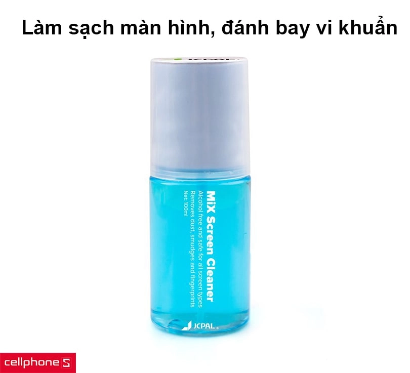 Dung dịch vệ sinh JCPAL Mix Screen Alcohol Free 100ml