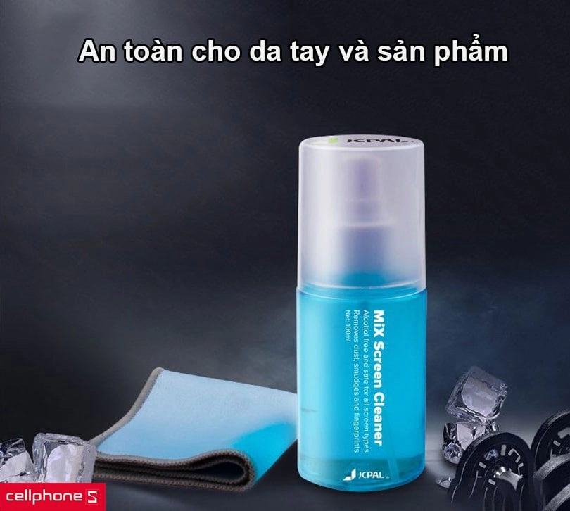 Dung dịch vệ sinh JCPAL Mix Screen Alcohol Free 100ml