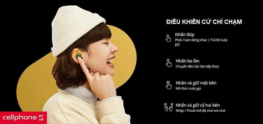 Điều khiển dễ dàng chỉ cần chạm