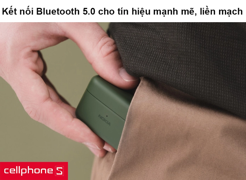 Kết nối Bluetooth 5.0 cho tín hiệu mạnh mẽ, liền mạch