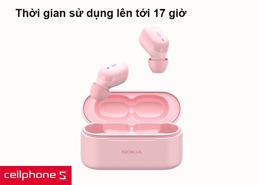 Thời gian sử dụng lên tới 17 giờ