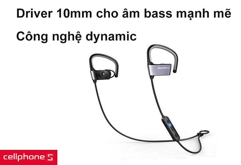 Driver 10mm cho âm bass mạnh mẽ