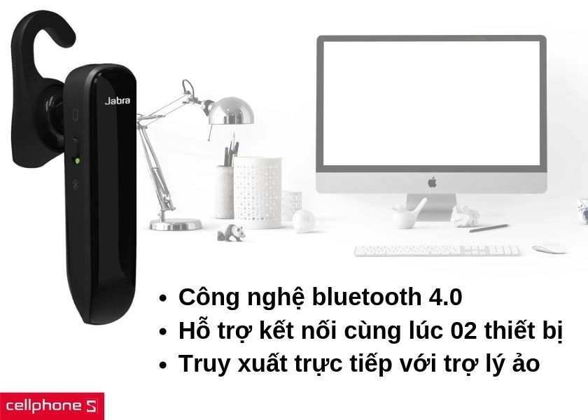 Công nghệ bluetooth 4.0 nhanh chóng, hỗ trợ kết nối cùng lúc 02 thiết bị và truy xuất trực tiếp với trợ lý ảo