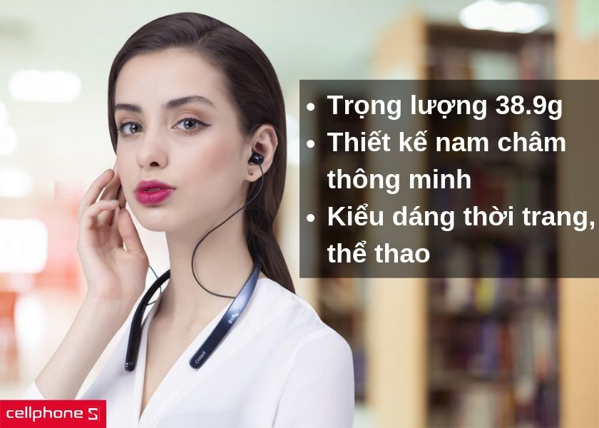Thiết kế thời trang, tinh tế và thông minh với trọng lượng chỉ 38.9g