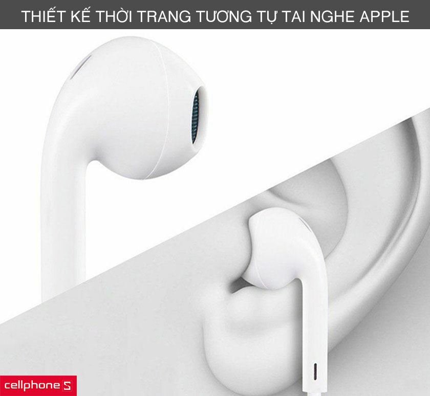Thiết kế thời trang như tai nghe Apple
