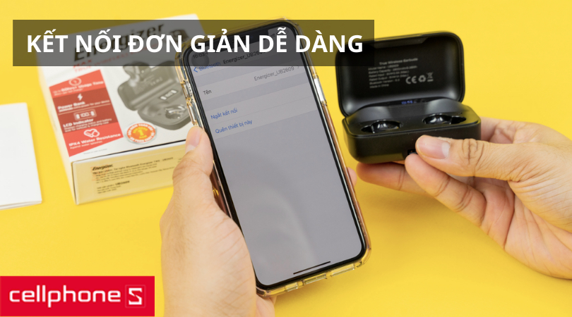 Hướng dẫn cách kết nối sử dụng tai nghe Energizer